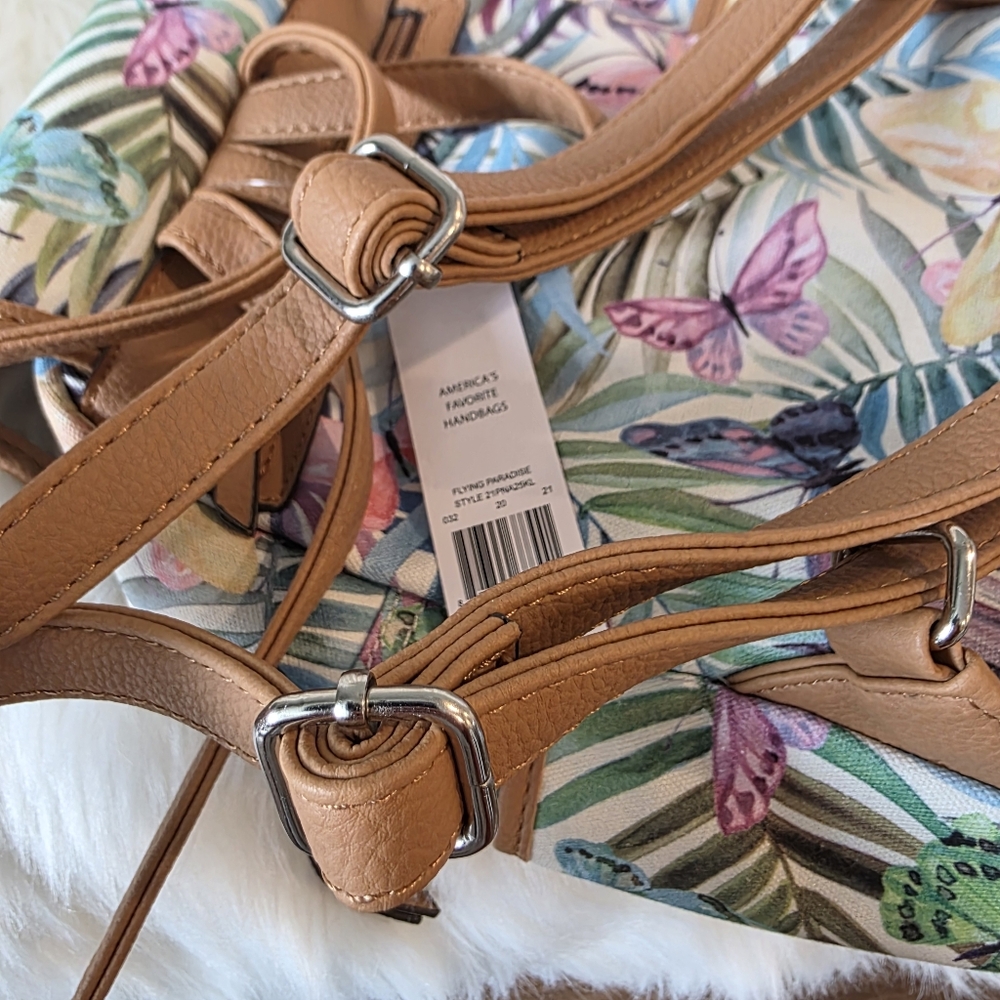 Butterlies Multi-Color Backpack - Picture 11 of 16